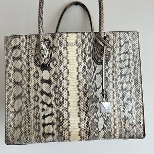 Michael Kors Genuine Snakeskin Tote